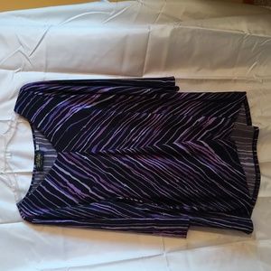 Black/purple tunic